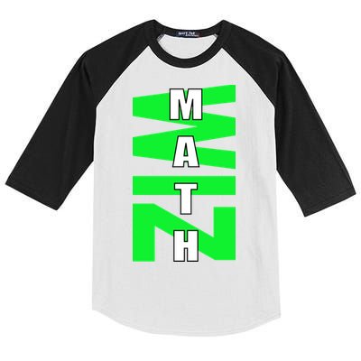 Math Wiz Logo Kids Colorblock Raglan Jersey
