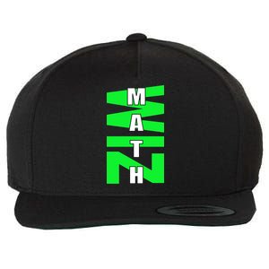 Math Wiz Logo Wool Snapback Cap