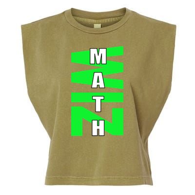 Math Wiz Logo Garment-Dyed Women's Muscle Tee