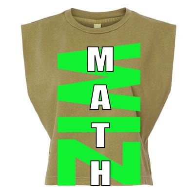 Math Wiz Logo Garment-Dyed Women's Muscle Tee