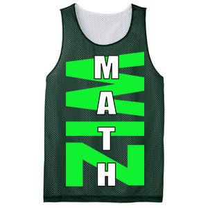 Math Wiz Logo Mesh Reversible Basketball Jersey Tank