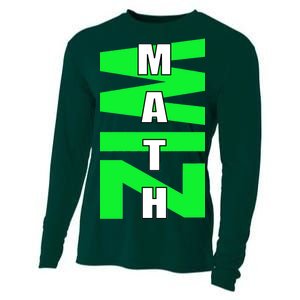 Math Wiz Logo Cooling Performance Long Sleeve Crew