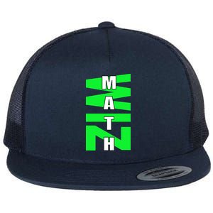 Math Wiz Logo Flat Bill Trucker Hat