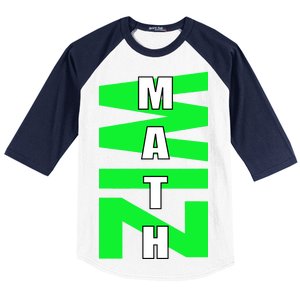 Math Wiz Logo Baseball Sleeve Shirt