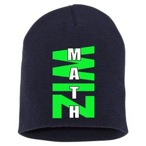 Math Wiz Logo Short Acrylic Beanie