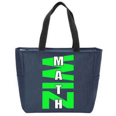 Math Wiz Logo Zip Tote Bag