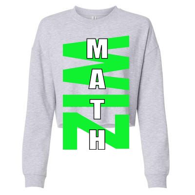 Math Wiz Logo Cropped Pullover Crew