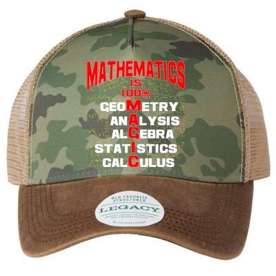 Mathematics Is 100 Percent Magic  Legacy Tie Dye Trucker Hat