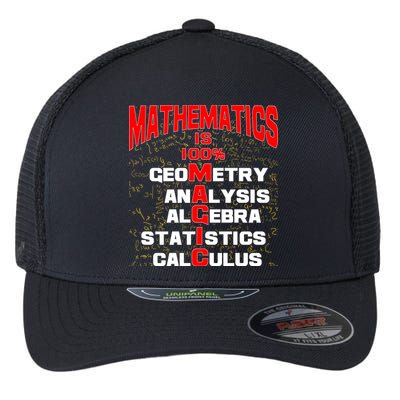 Mathematics Is 100 Percent Magic  Flexfit Unipanel Trucker Cap