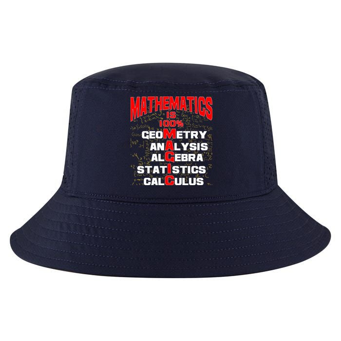 Mathematics Is 100 Percent Magic  Cool Comfort Performance Bucket Hat