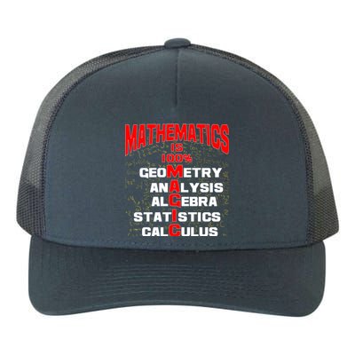 Mathematics Is 100 Percent Magic  Yupoong Adult 5-Panel Trucker Hat