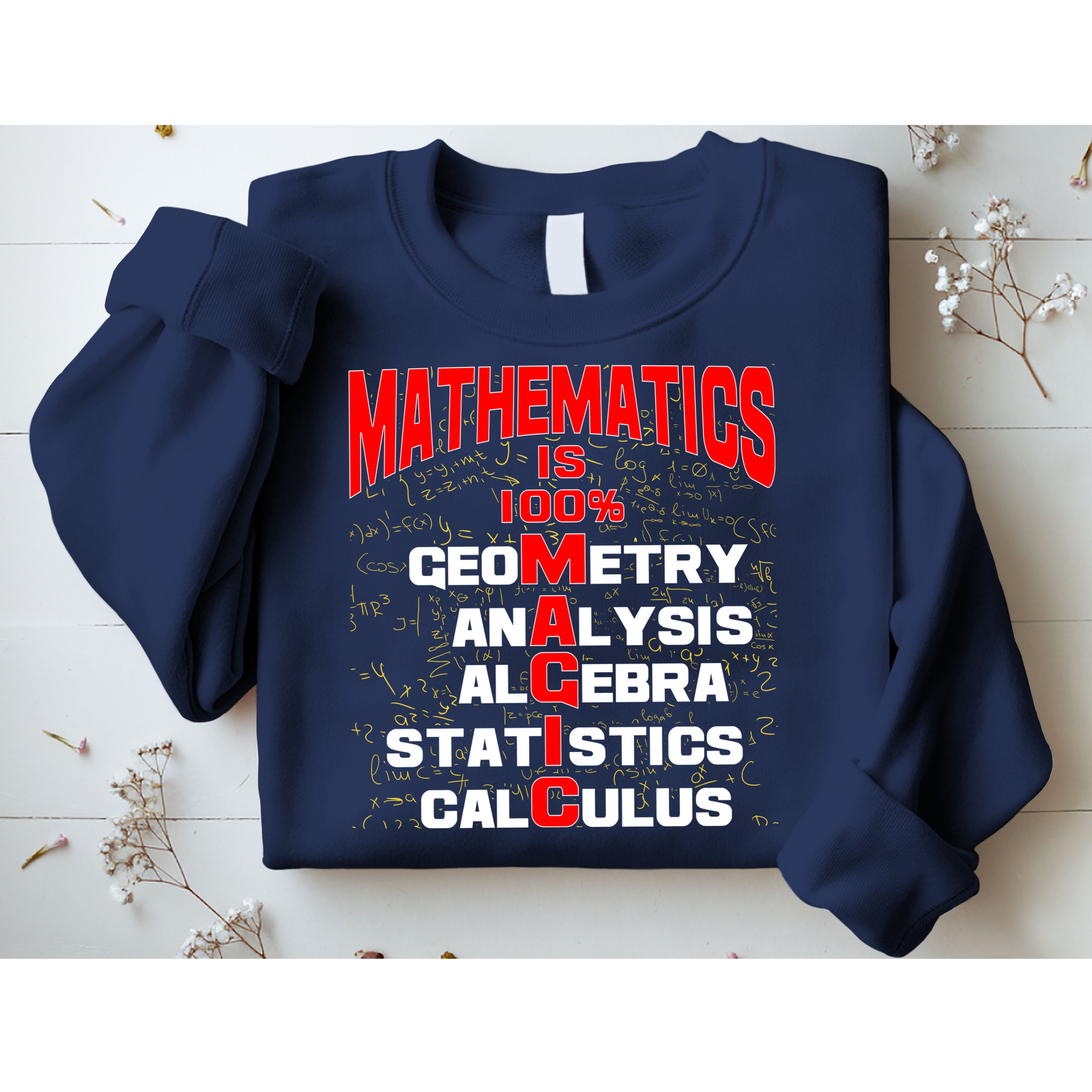 Mathematics Is 100 Percent Magic  Sweatshirt