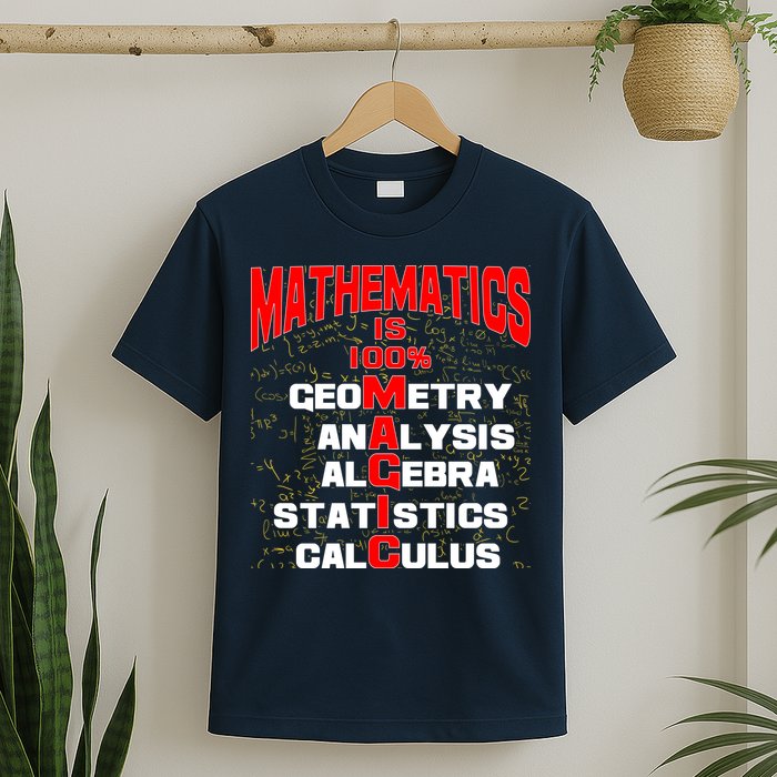 Mathematics Is 100 Percent Magic  T-Shirt