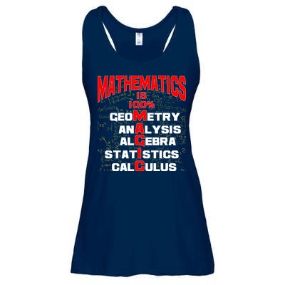 Mathematics Is 100 Percent Magic  Ladies Essential Flowy Tank