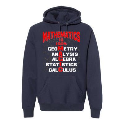 Mathematics Is 100 Percent Magic  Premium Hoodie