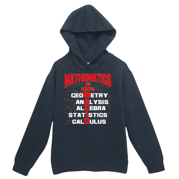 Mathematics Is 100 Percent Magic  Urban Pullover Hoodie