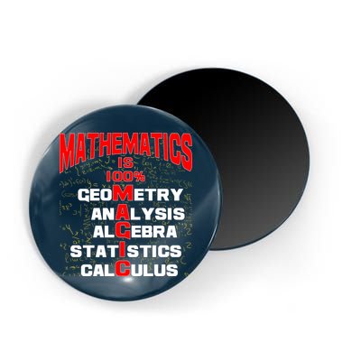 Mathematics Is 100 Percent Magic  Magnet