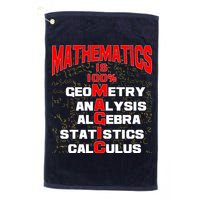 Mathematics Is 100 Percent Magic  Golf Towel