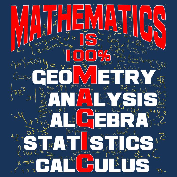 Mathematics Is 100 Percent Magic  Golf Towel