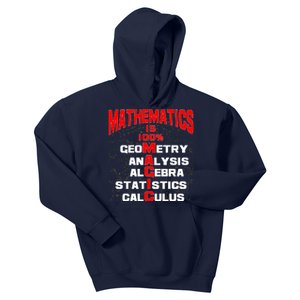 Mathematics Is 100 Percent Magic  Kids Hoodie