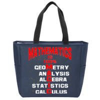 Mathematics Is 100 Percent Magic  Zip Tote Bag