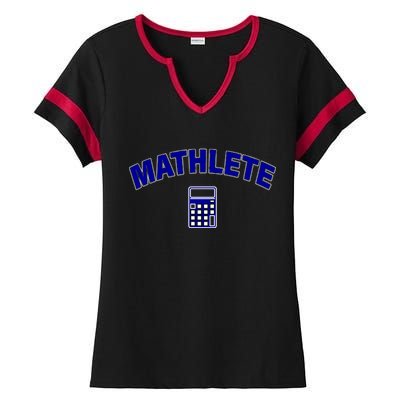 Mathlete Ladies Halftime Notch Neck Tee