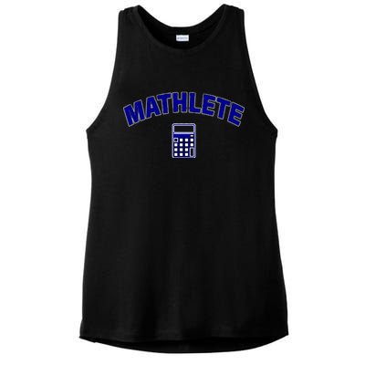 Mathlete Ladies PosiCharge Tri-Blend Wicking Tank