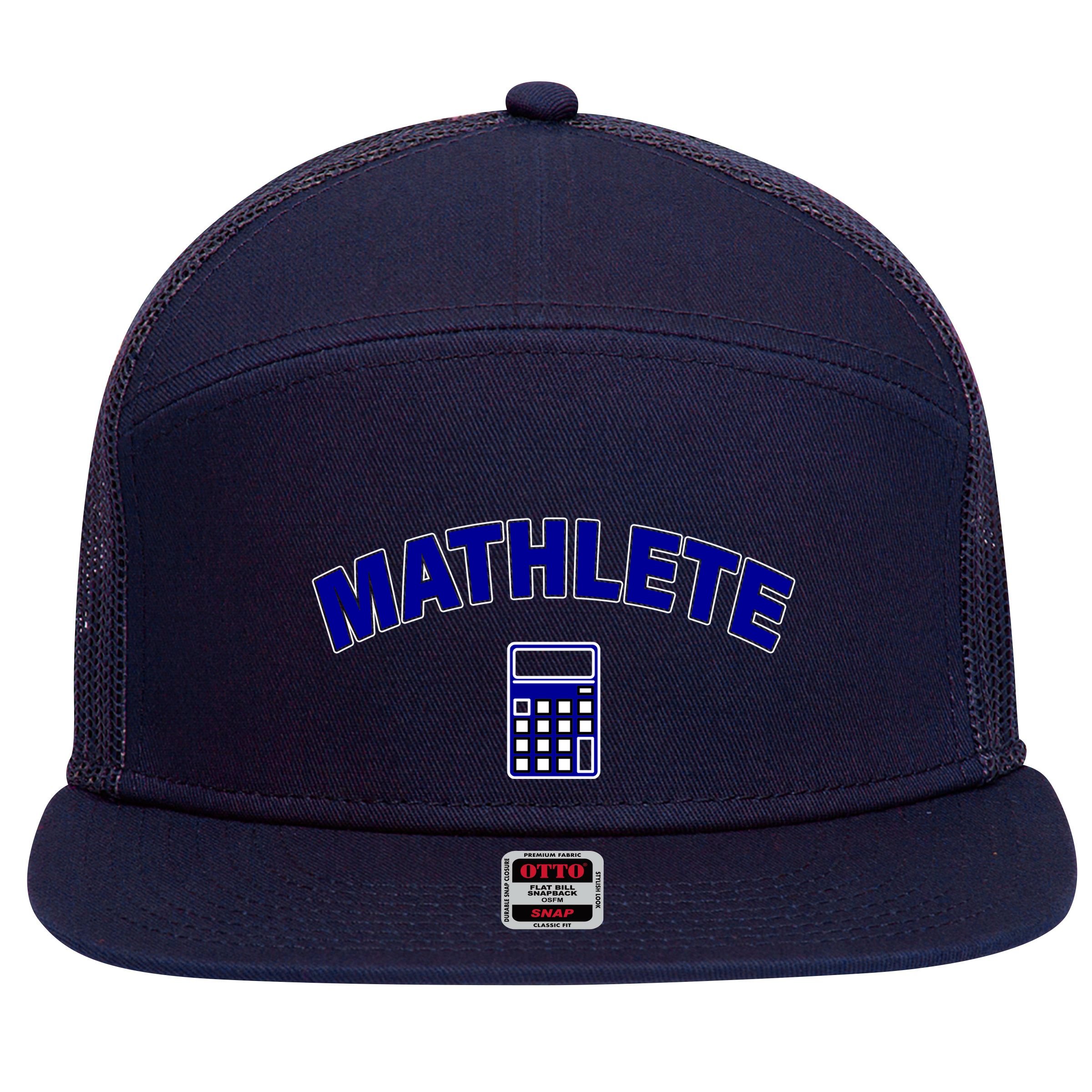 Mathlete 7 Panel Mesh Trucker Snapback Hat