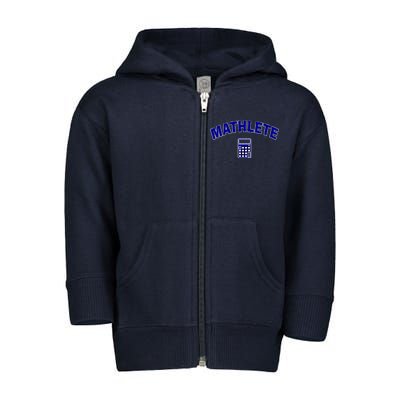 Mathlete Toddler Zip Fleece Hoodie