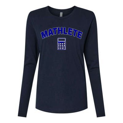 Mathlete Womens Cotton Relaxed Long Sleeve T-Shirt