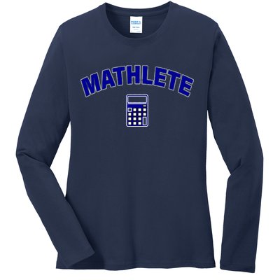 Mathlete Ladies Long Sleeve Shirt