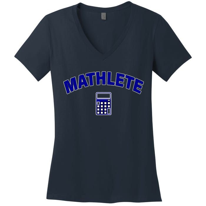 Mathlete Women's V-Neck T-Shirt