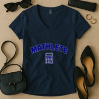 Mathlete Women's V-Neck T-Shirt