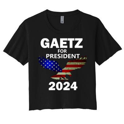 Matt Gaetz 2024 Election Women's Crop Top Tee