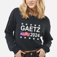 Matt Gaetz For President 2024  Cropped Pullover Crew