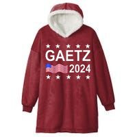 Matt Gaetz For President 2024  Hooded Wearable Blanket