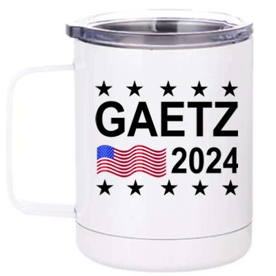 Matt Gaetz For President 2024  12 oz Stainless Steel Tumbler Cup