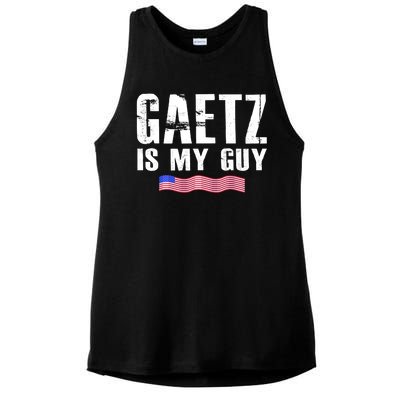 Matt Gaetz Is My Guy Ladies PosiCharge Tri-Blend Wicking Tank