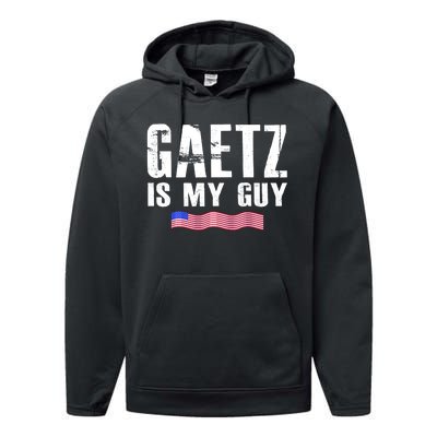 Matt Gaetz Is My Guy Performance Fleece Hoodie