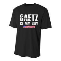 Matt Gaetz Is My Guy Youth Performance Sprint T-Shirt
