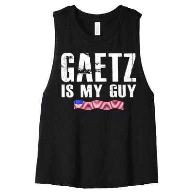 Matt Gaetz Is My Guy Women's Racerback Cropped Tank