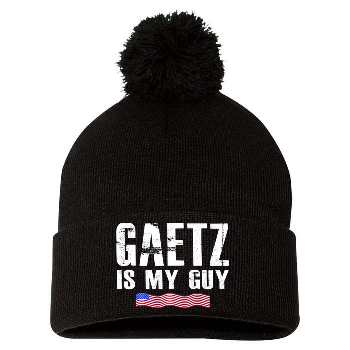 Matt Gaetz Is My Guy Pom Pom 12in Knit Beanie