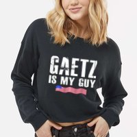 Matt Gaetz Is My Guy Cropped Pullover Crew