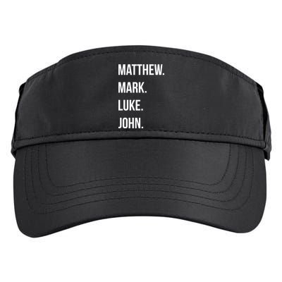Matthew Mark Luke John Jesus Disciples Christian Adult Drive Performance Visor
