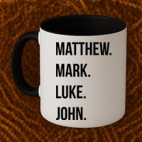 Matthew Mark Luke John Jesus Disciples Christian Mug