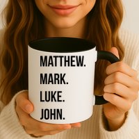 Matthew Mark Luke John Jesus Disciples Christian Mug