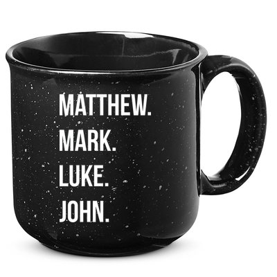 Matthew Mark Luke John Jesus Disciples Christian 15oz Campfire Ceramic Mug