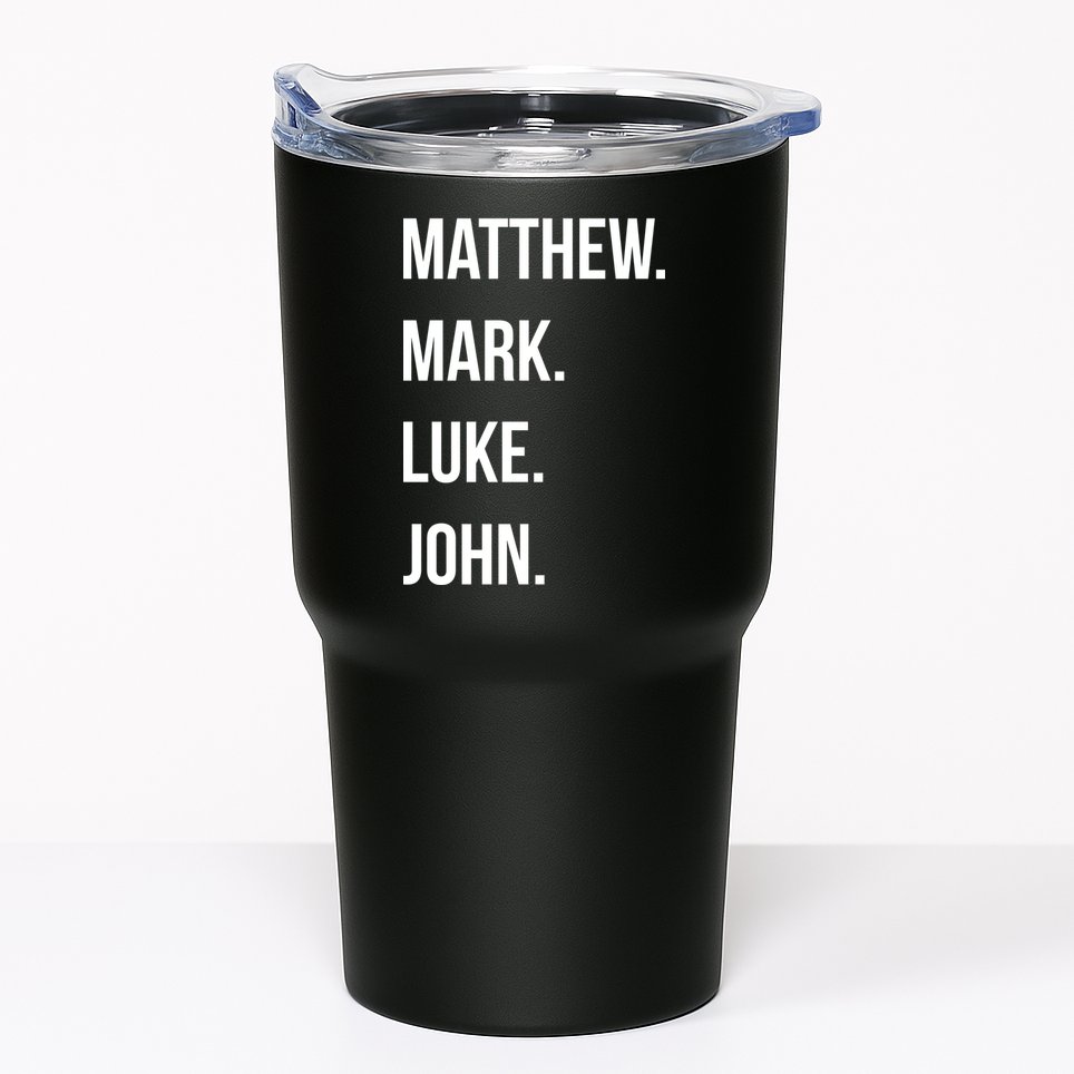 Matthew Mark Luke John Jesus Disciples Christian Tumbler