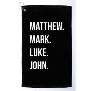 Matthew Mark Luke John Jesus Disciples Christian Platinum Collection Golf Towel