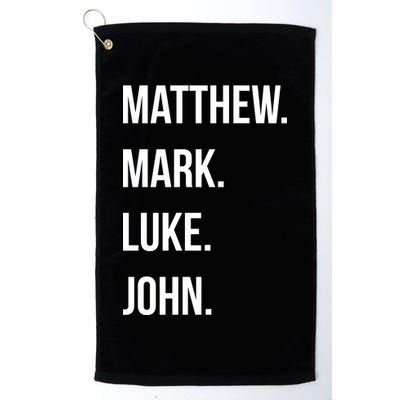 Matthew Mark Luke John Jesus Disciples Christian Golf Towel